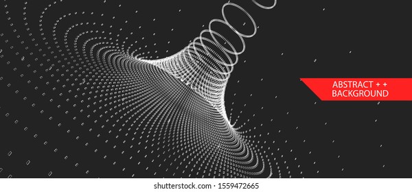 Perspective grid background. Technology(science) style. Vector Illustration.