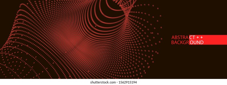 Perspective grid background. Technology(science) style. Vector Illustration.