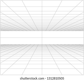 Perspective Grid Floor Ceiling VECTOR EPS10