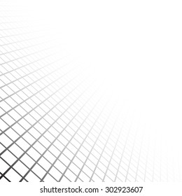 Perspective grid surface. Vector illustration. 