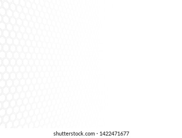 Perspective hexagonal abstract background. Vector illustration.