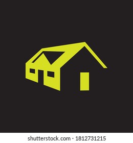Das perspektivische Heimlogo. Immobilienzeichen