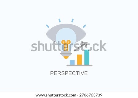 Perspective Icon Or Logo Isolated Vector Illustration