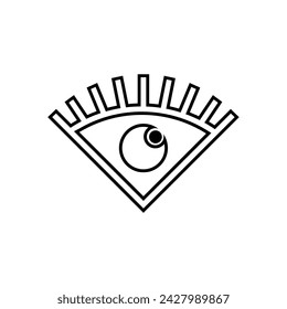 Icono de perspectiva. Ver símbolo de ángulo para diseño y sitios web, presentación o elementos de aplicaciones. 
