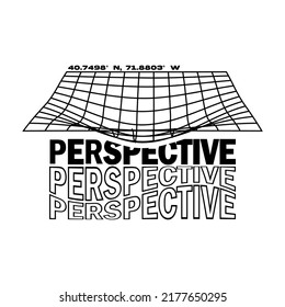 perspective lettering, t-shirt design, sweatshirt design