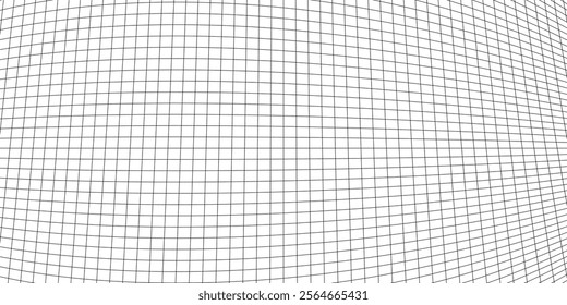 Perspective line grid paper graph. paper vector background