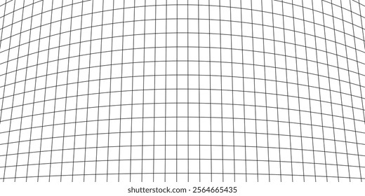 Perspective line grid paper graph. paper vector background