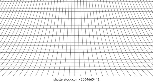 Perspective line grid paper graph. paper vector background