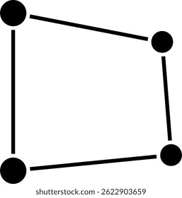 Design de Ícone de Vetor de Linha de Perspectiva