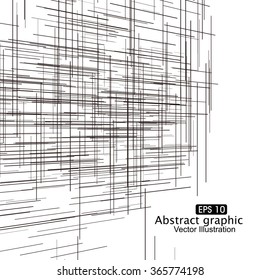 With perspective lines composition abstract graphics.
