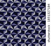 Perspective prismatic steps pattern for textile print