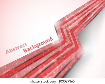 perspective red background. vector illustration