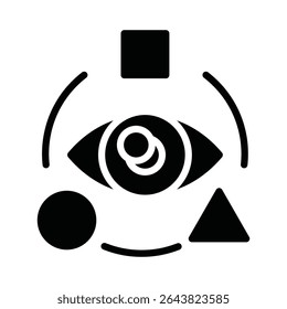 Perspective Vector Icon which can easily modify or edit