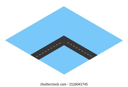 Blick von oben zum Stadtplan Viertel der Autobahnkreuzung der Straßen Stadtlandschaft