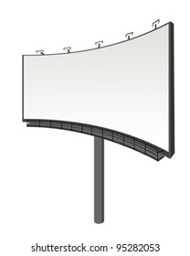 Perspective view billboard, abstract art