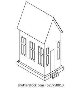 perspective view of house