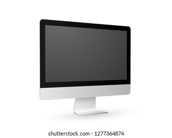 Mockup Modern Desktop Computer Isolated On Stock Photo 1937605114 ...