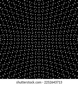 Diseño de líneas web de perspectiva, fondo de línea visual geométrica, ilustración vectorial de diseño de malla .