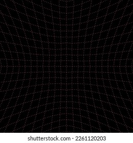 Diseño de líneas web de perspectiva, fondo de línea visual geométrica, ilustración vectorial de diseño de malla .