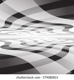 perspective white and gray color Abstract background, vector illust