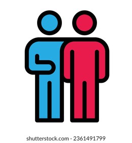 persuadir ilustración vectorial de icono, trabajo en equipo, empresario 

