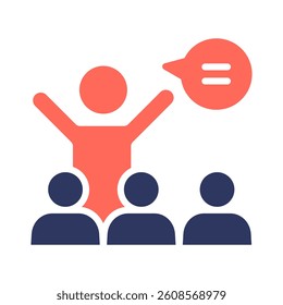 Persuasion Icon Element for Design