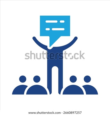 Persuasion Icon Element for Design