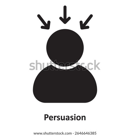 Persuasion Vector Icon which can easily modify or edit
