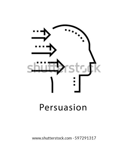 Persuasion Vector Line Icon 