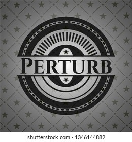 Perturb dark emblem. Retro