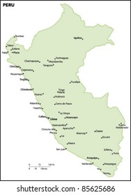 Peru Country Map
