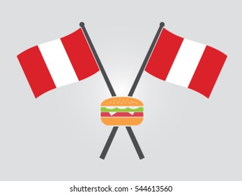 Peru Emblem Burger