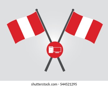 Peru Emblem Personal Computer