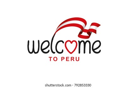 Peru flag background