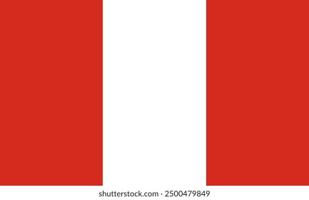 Peru flag national material design