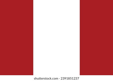 Peru Flag. Peruvian National Flag