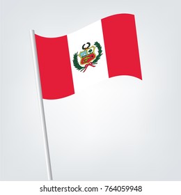 Peru flag - table flag