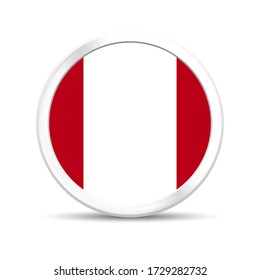 Peru flag vector designa. Eps10 vector illustration.