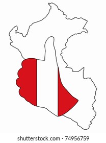 Peru hand signal