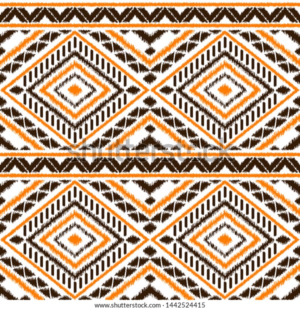 tribal print knit fabric