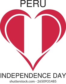 Peru Independence Day Celebration Vector