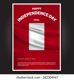 Peru Independence Day poster