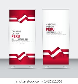 Peru Independent Day Poster Creative Design Illustration Vector Template
