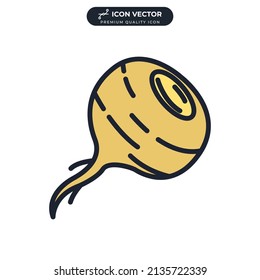 peru maca icon symbol template for graphic and web design collection logo vector illustration