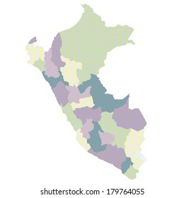 Peru map Country