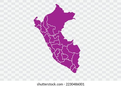 Peru Map pink Color on White Background quality files Color (a50099) png