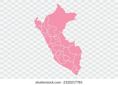 Peru Map Rose Color Background quality files png