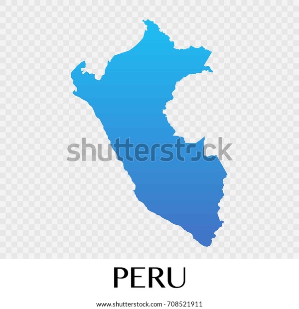 Peru Map South America Continent Illustration Stock Vector Royalty Free 708521911