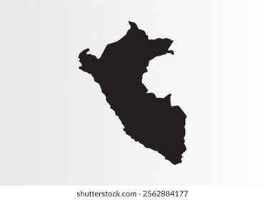 Peru Isometrıc Map vector ılıstrator.