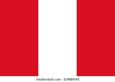 Peru Nation Flag
